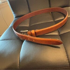 Jcrew Brown Italian Leather Men's Belt Size 34